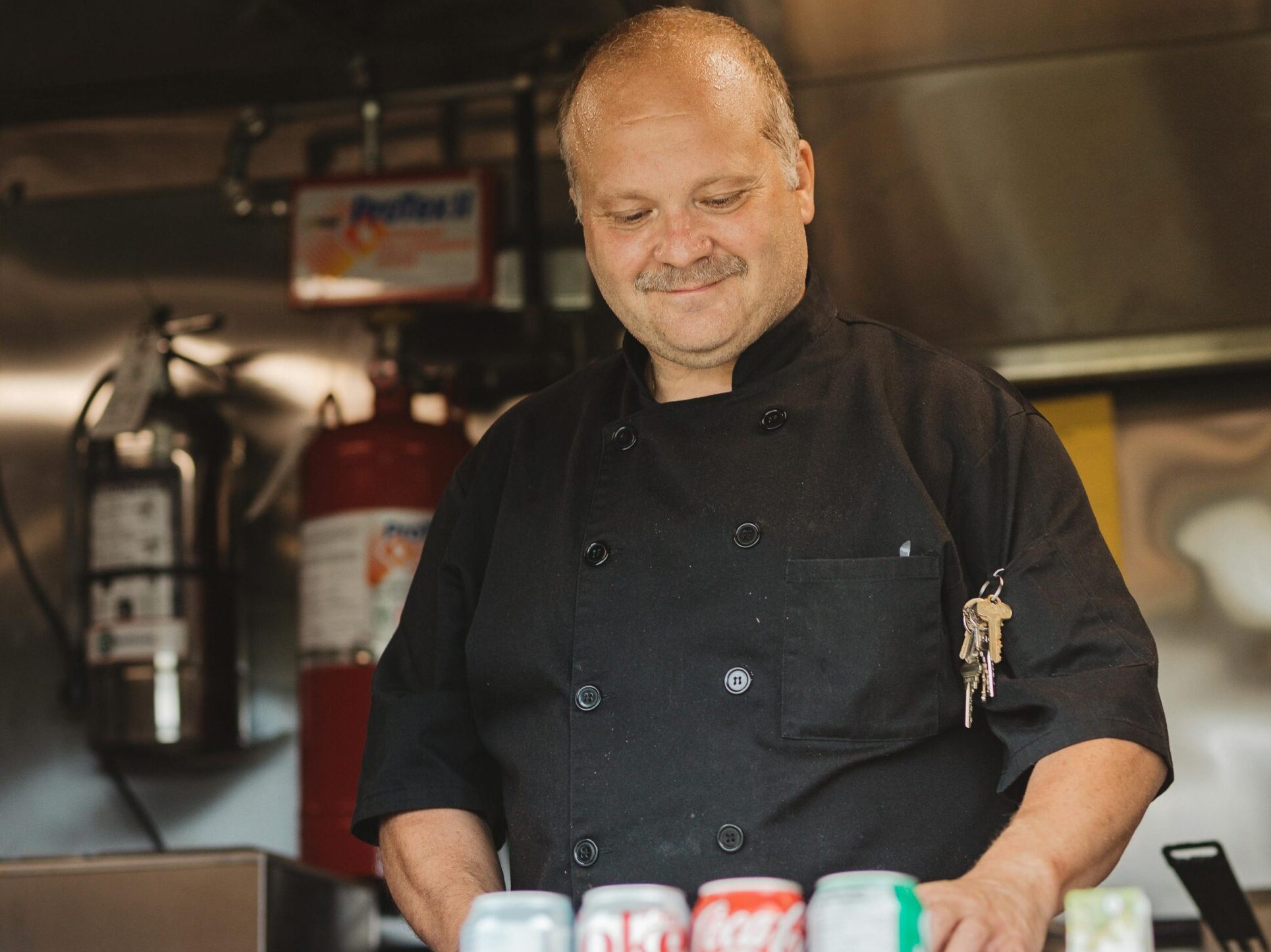 Chef working Solo in a care home kitchen